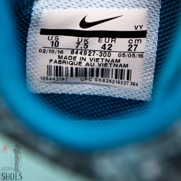 Nike Air Pegasus 92/16 Print - 'Green Abyss Hyper Turquoise' - Women's Size 10 - Picture 10 of 16